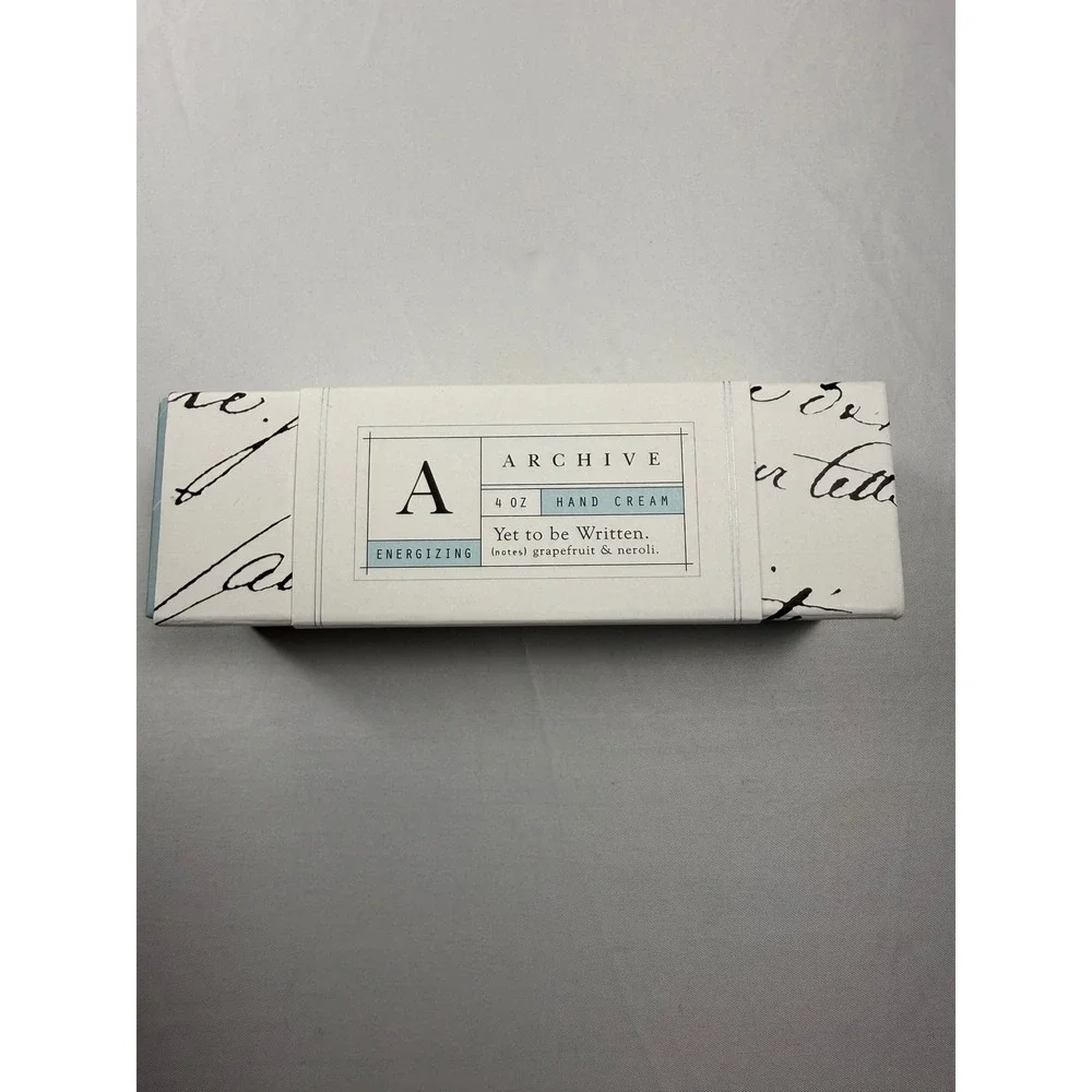 Archive Yet to Be Written Grapefruit Neroli Hand Cream 4 oz NIB